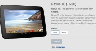 Nexus 10 will be re-stocked soon