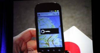 Nexus S in Google CEO's hands