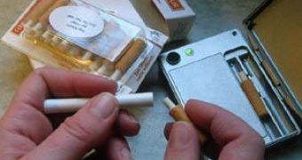 NicStic Kit, a Battery Powered Smokeless Cigarette