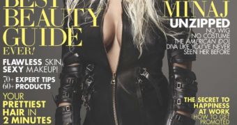 Nicki Minaj is almost unrecognizable with more natural styling for Elle magazine