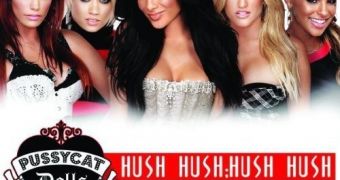 Cover for “Hush Hush” single, with Nicole Scherzinger listed as not a part of the Pussycat Dolls