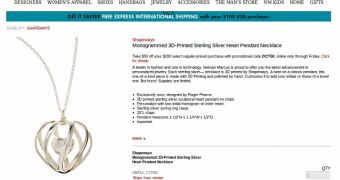 Nieman Marcus Starts Selling Luxury 3D-Printed Jewelry