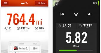 Nike+ Running screenshots