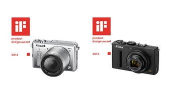 Nikon 1 AW1, Coolpix A Receive 2014 iF Product Design Award