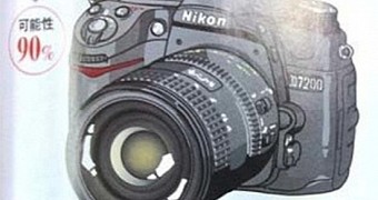 Nikon D7200 mockup from Japanese press