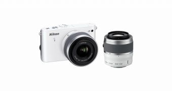 Nikon 1 J3 Mirrorless Digital Camera with 10-30mm and 30-110mm Lenses