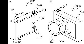Sketches from Nikon smartphone camera patent