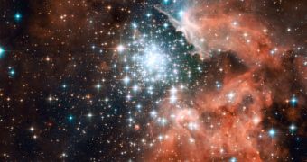 This is an image of the open star cluster NGC 3603