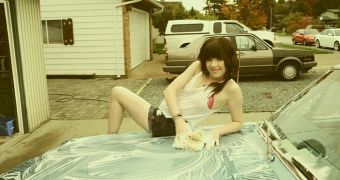 Carly Rae Jepsen in the video for “Call Me Maybe,” her first song and biggest hit to date
