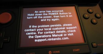 The Nintendo 3DS Black screen of death error
