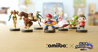 Amiibo figures for Super Smash Bros. for Wii U