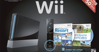 The Nintendo Wii black bundle costs just $169