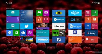 Start screen wallpaper dimming is turned on by default in Windows 8.1 Preview