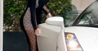 Kim Kardashian in Stella McCartney – and, apparently, some Spanx