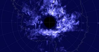 NASA AIM satellite image of Antarctica