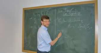 This is University of Bristol School of Mathematics lecturer Dr. Clive Bowsher