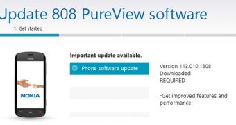 Nokia 808 PureView update