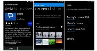 Nokia’s Bluetooth Share App