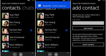 Nokia Chat Beta for Windows Phone (screenshots)