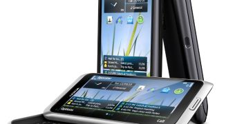 Nokia E7, one of the latest Symbian phones