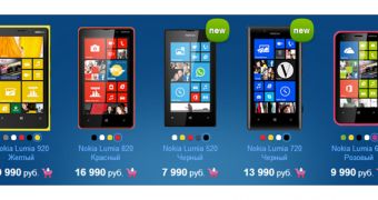 Nokia cuts the price tag of Lumia devices in Russia