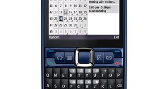 Nokia E63 front