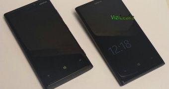Nokia EOS next to Lumia 920