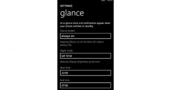 Nokia Glance for Windows Phone (screenshot)