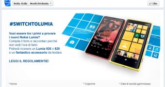 Nokia Italia offers Lumia devices for testing