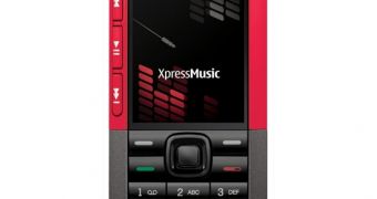 Nokia 5310 XpressMusic, one of the first phones to support the Comes With Music service