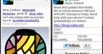 Twitter for Nokia S40 (screenshots)