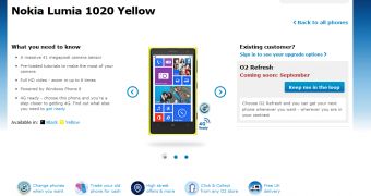 Nokia Lumia 1020 coming soon at O2 UK