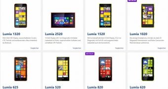 Nokia Lumia catalog
