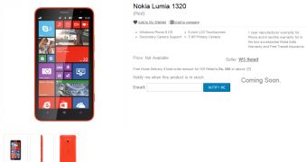 Nokia Lumia 1320 at Flipkart