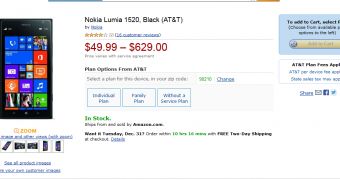 Nokia Lumia 1520 at Amazon