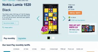 Nokia Lumia 1520 at Carphone Warehouse