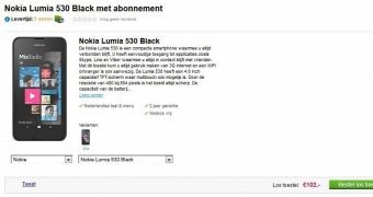 Nokia Lumia 530 now on pre-order in the Netherlands