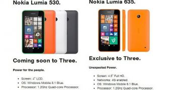 Nokia Lumia 530 and Lumia 635