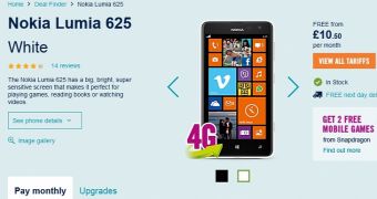 Nokia Lumia 625 at Carphone Warehouse