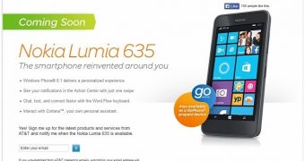 Nokia Lumia 635 coming soon at AT&T
