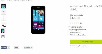 Nokia Lumia 635 at Microsoft Store