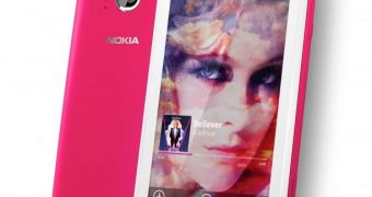 Fuchsia Nokia Lumia 710