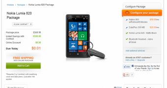Nokia Lumia 820 at AT&T