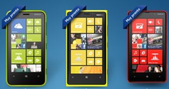Nokia Lumia 620, 920 and 820