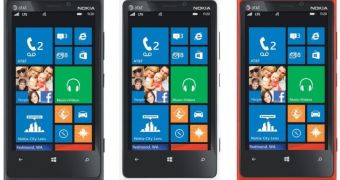 Red Nokia Lumia 920