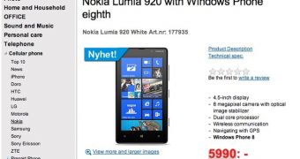 Nokia Lumia 920 pricing