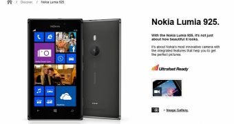 Nokia Lumia 925 at Three UK
