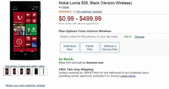Nokia Lumia 928 at Amazon