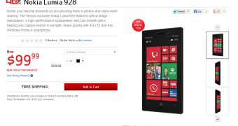 Nokia Lumia 928 Now Available at Verizon Wireless