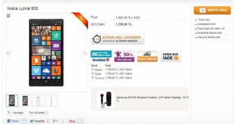 Nokia Lumia 930 available in Turkey